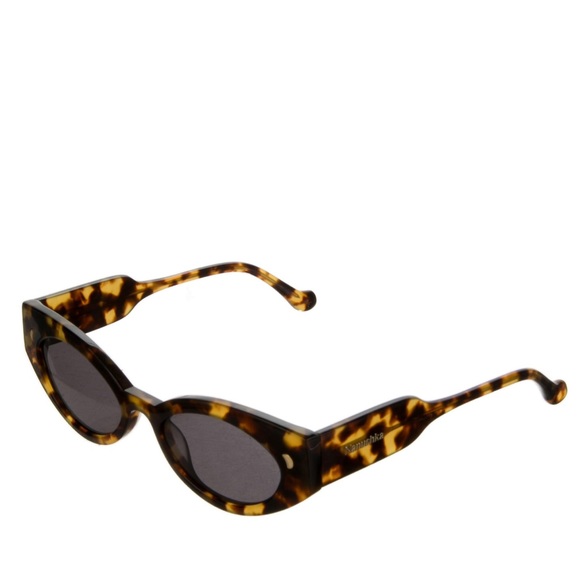 Nanushka Azalea Tortoiseshell Cat Eye Sunglasses with Soft Case - Picture 3 of 4